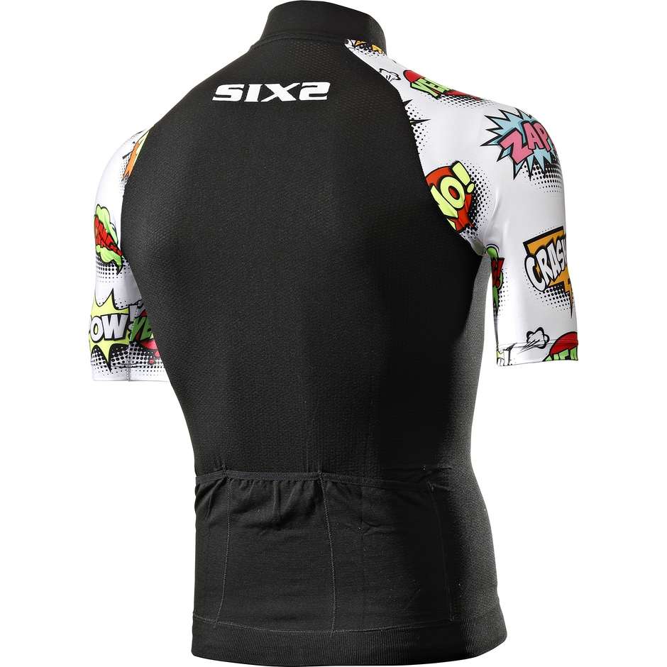 Maillot cycliste Sixs FANCY JERSEY Comic manches courtes
