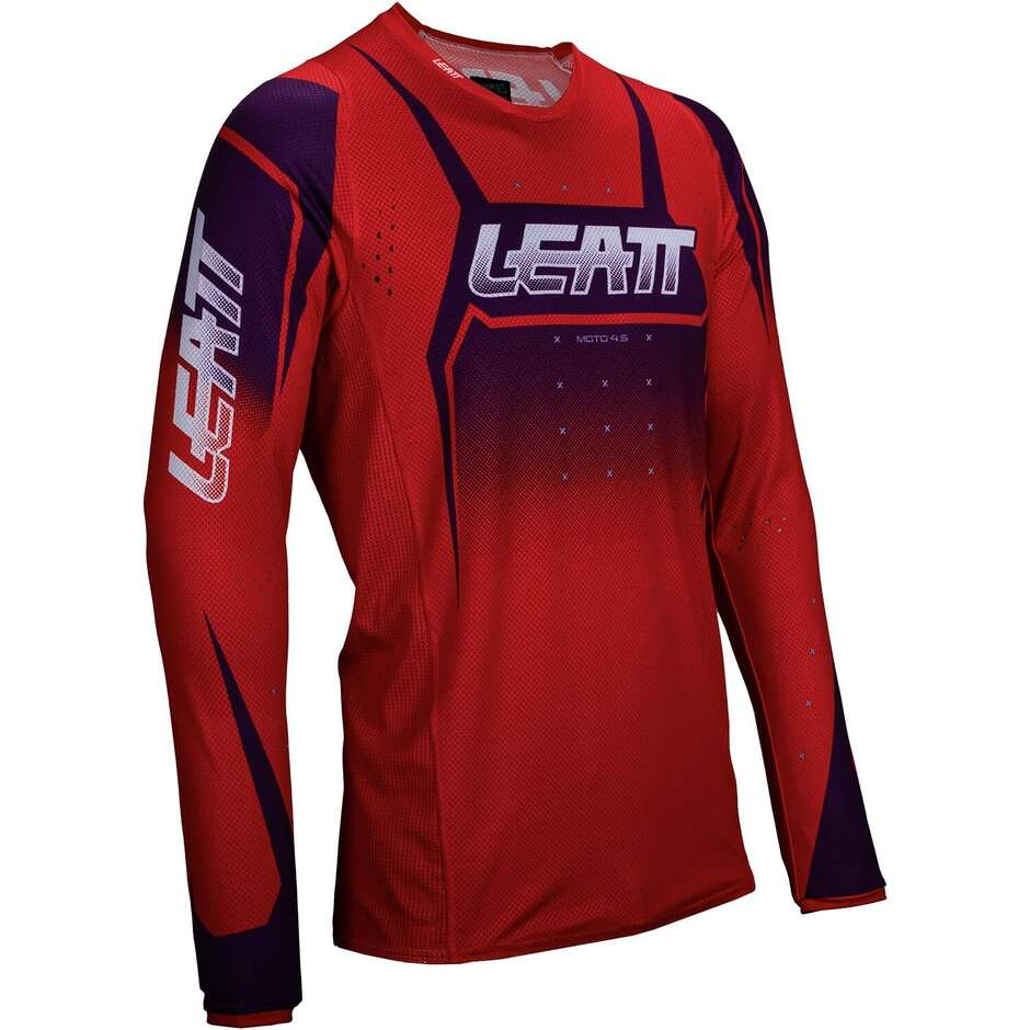 Maillot de moto cross Leatt JERSEY MOTO 4.5 LITE marron
