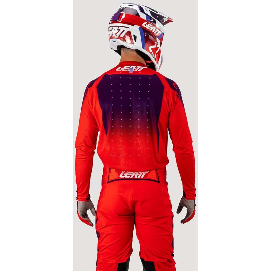 Maillot de moto cross Leatt JERSEY MOTO 4.5 LITE marron