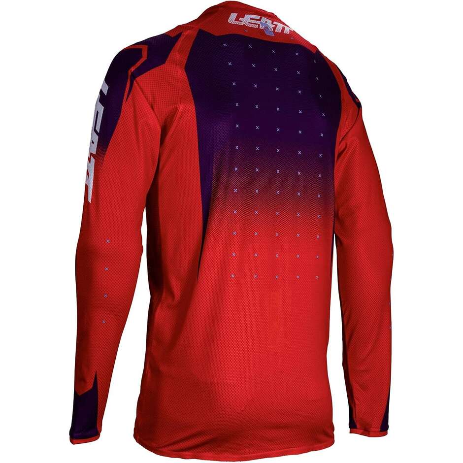 Maillot de moto cross Leatt JERSEY MOTO 4.5 LITE marron