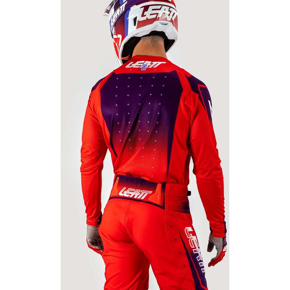 Maillot de moto cross Leatt JERSEY MOTO 4.5 LITE marron