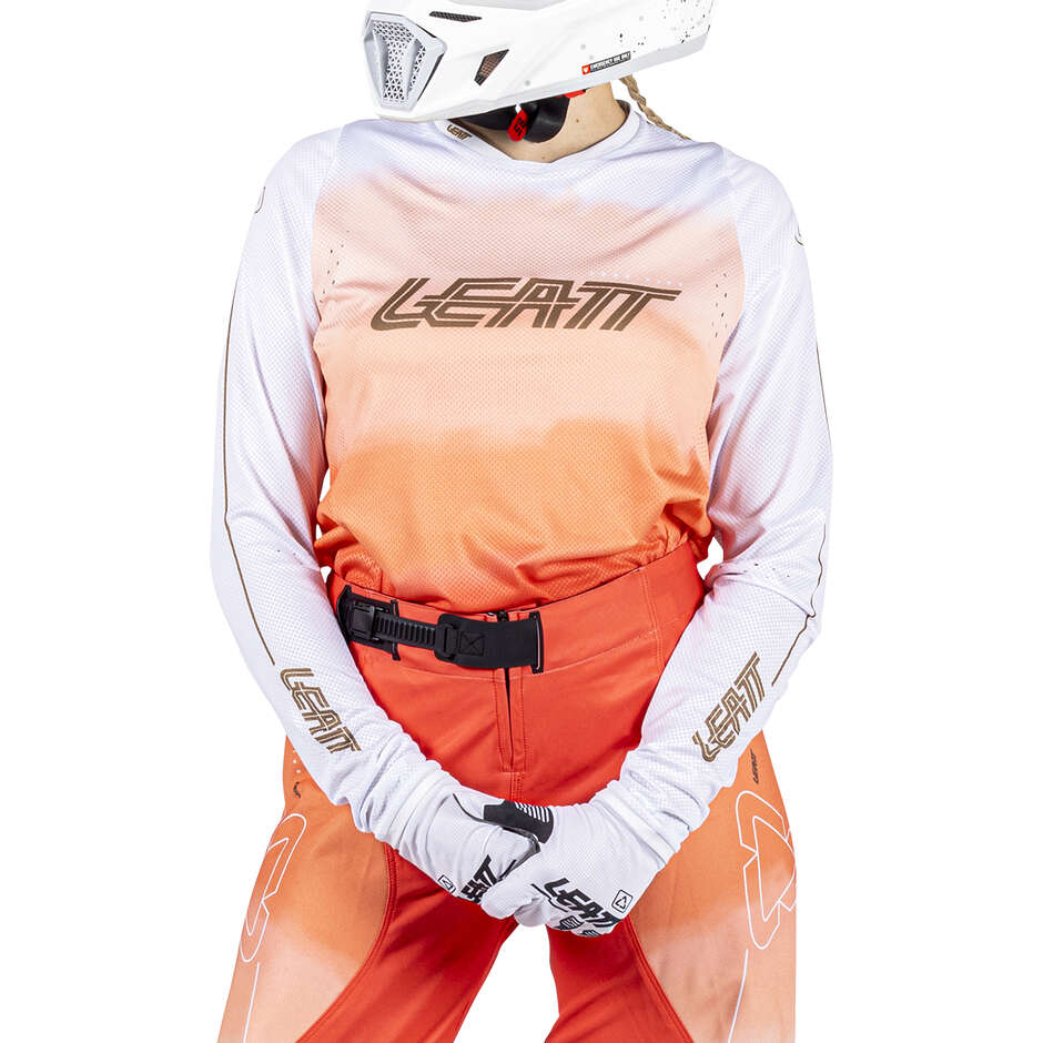 Maillot de moto femme 4.5 Lite - V26 Leatt Rose Corail
