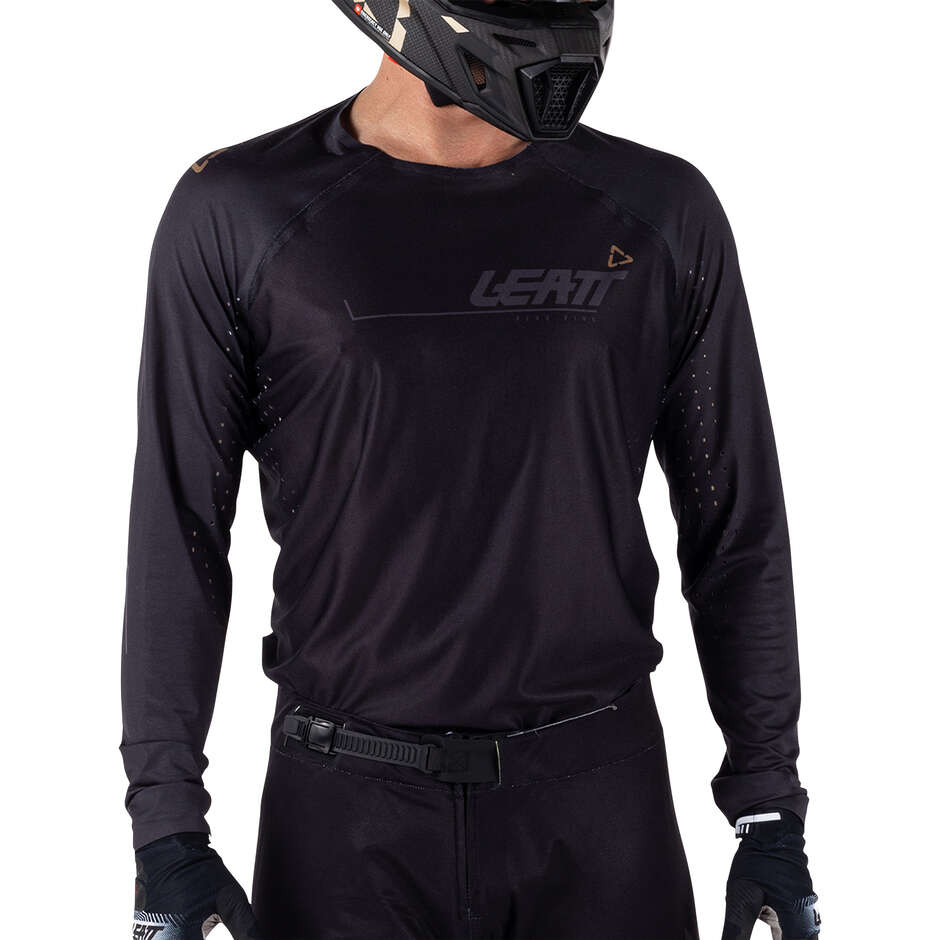 Maillot de moto noir Ultraweld V26 Leatt 5.5