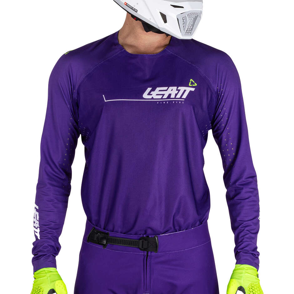 Maillot de moto violet Leatt Ultraweld V26 5.5