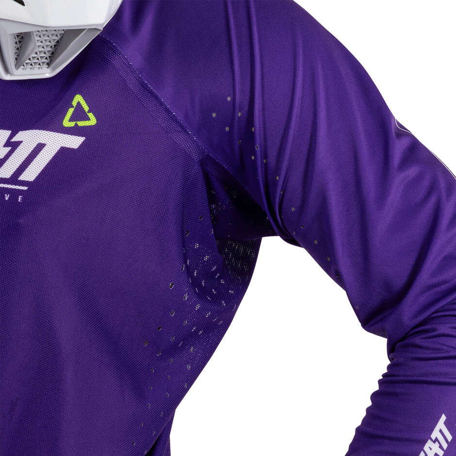 Maillot de moto violet Leatt Ultraweld V26 5.5