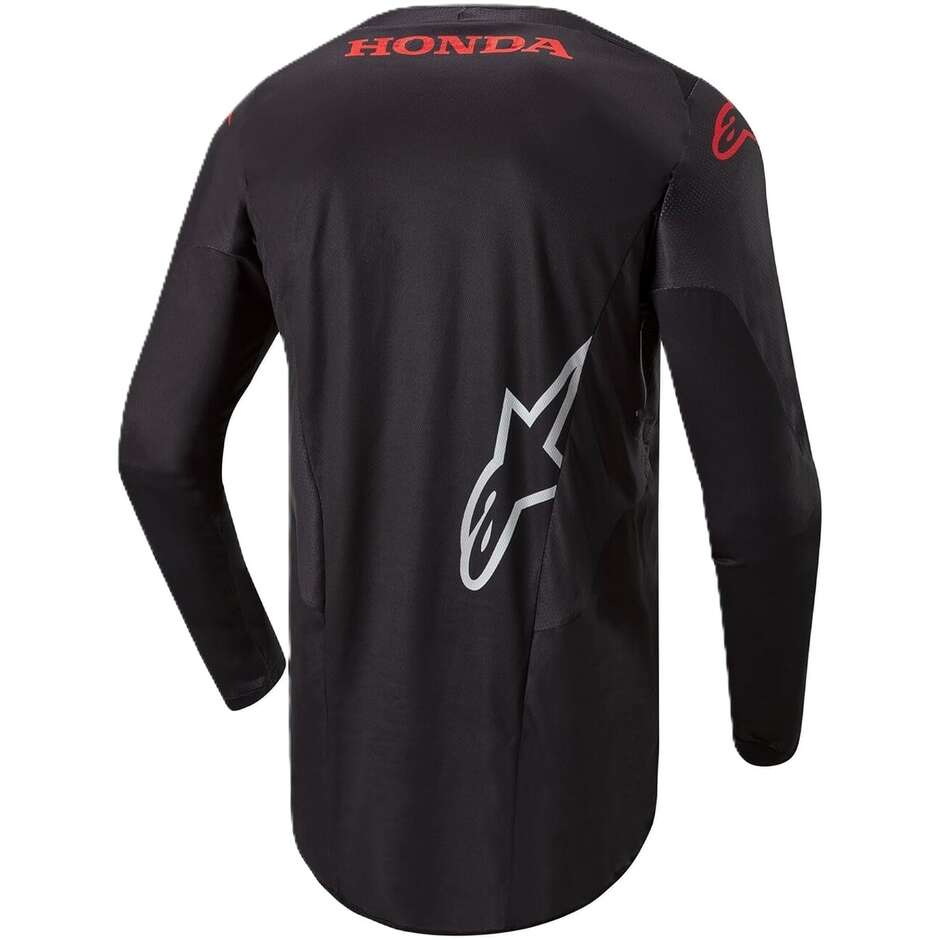 Maillot de motocross Alpinestars Honda Racer Iconic noir/rouge