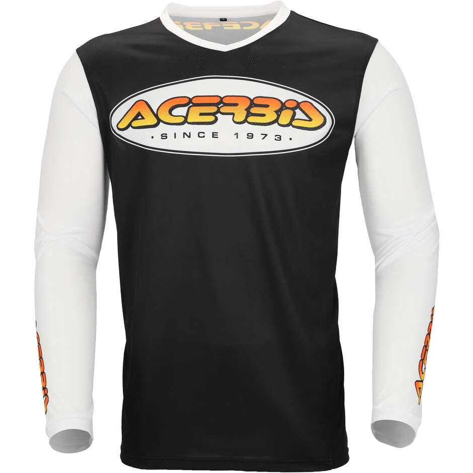 Maillot de motocross enduro ACERBIS MX J-TRACK INC 2.0 Noir 2