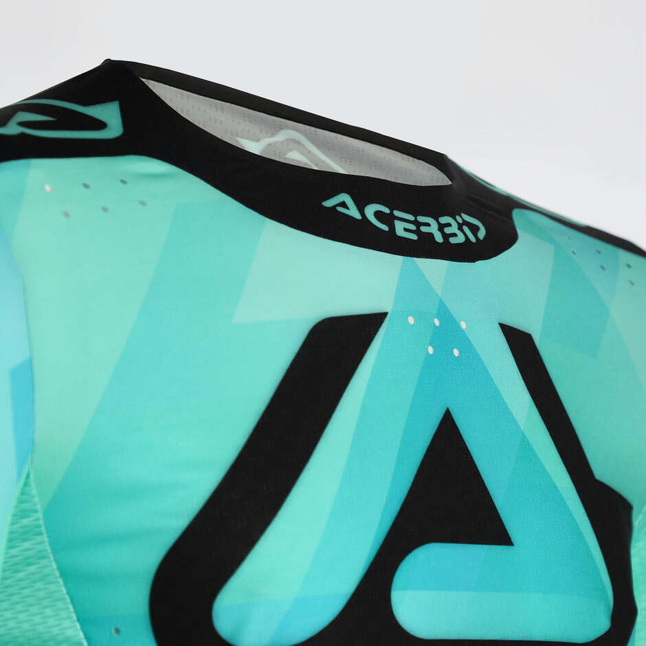 Maillot de motocross enduro ACERBIS X-FLEX BLIZZARD 2.0 turquoise