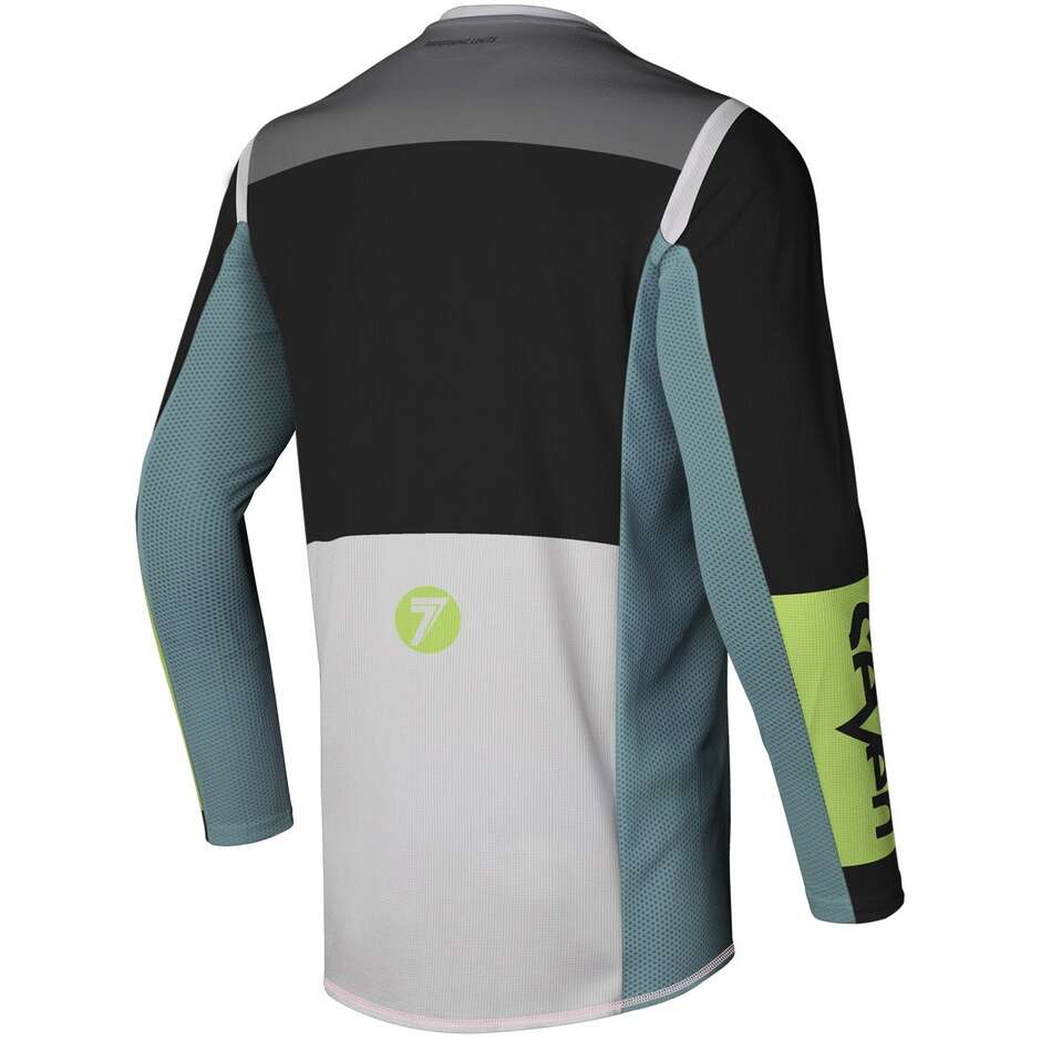Maillot de motocross enduro SEVEN MX RIVAL BARRACK Skylight