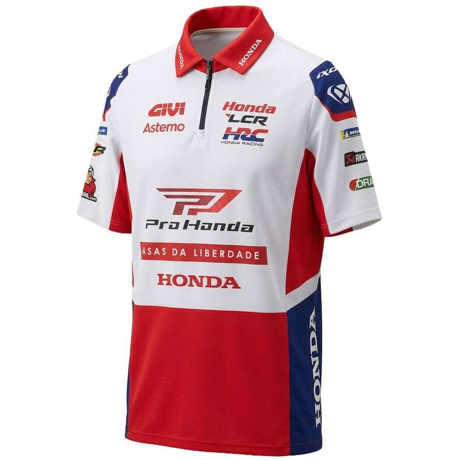 Maillot Ixon PO1 LCRP 26 LCR/HONDA Blanc Rouge Bleu