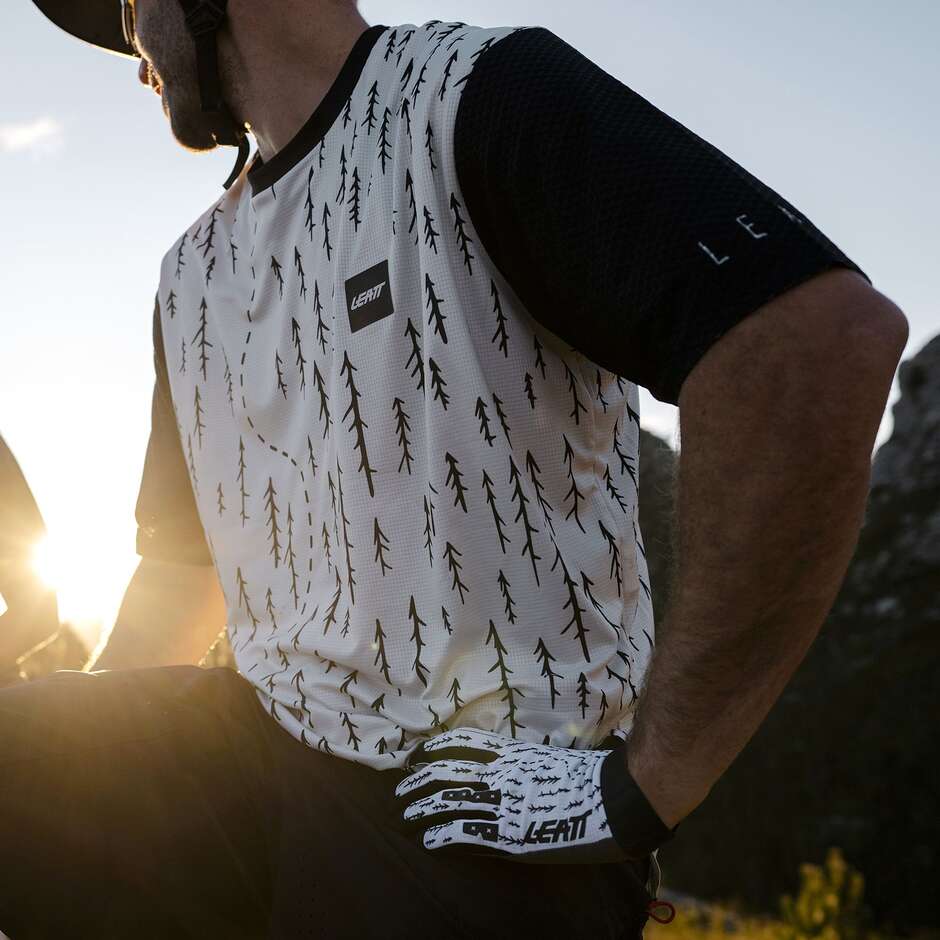 Maillot Leatt MTB Trail 3.0 Blanc