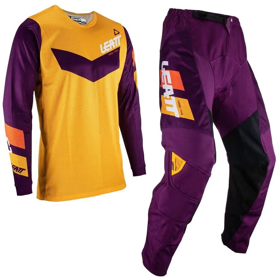 Maillot Leatt RIDE KID 3.5 Indigo Cross Enduro Enfant + Pantalon