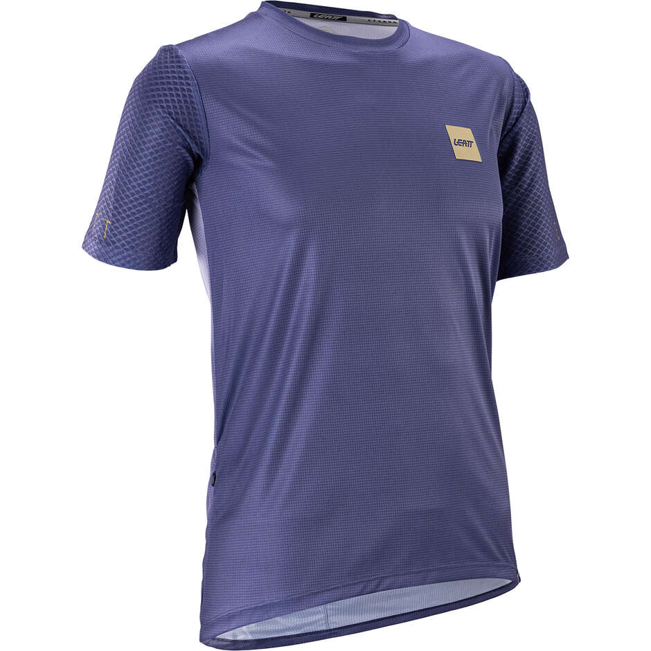 Maillot Leatt Tecnica VTT Trail 3.0 pour femme - Respirant, idéal pour le trail et la montagne (bleu)