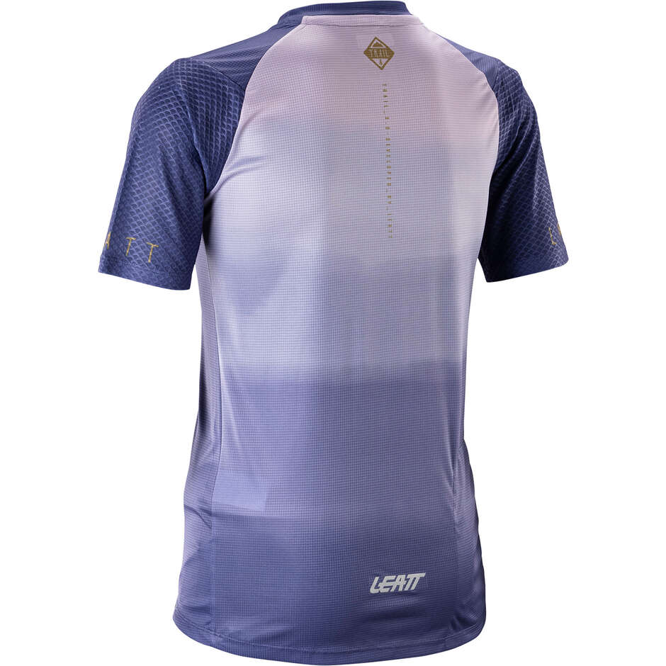 Maillot Leatt Tecnica VTT Trail 3.0 pour femme - Respirant, idéal pour le trail et la montagne (bleu)