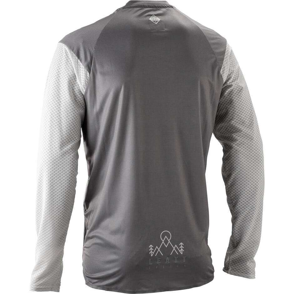 Maillot Leatt VTT Trail 3.0 manches longues blanc