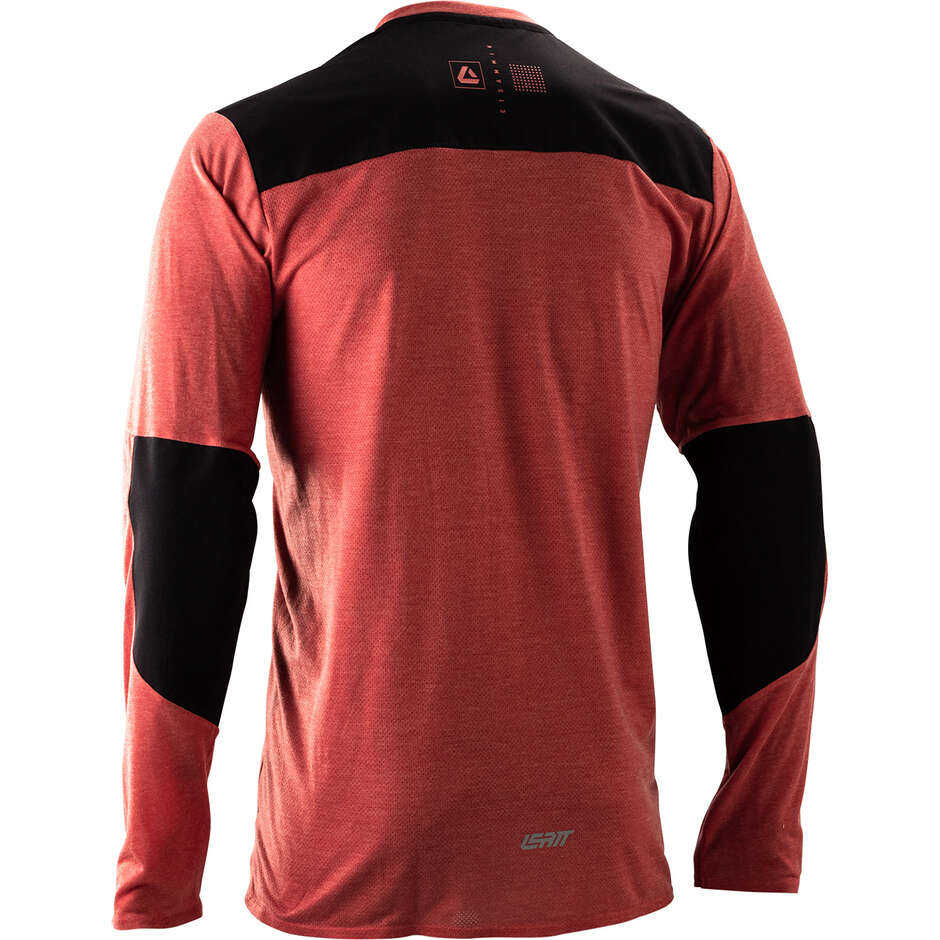 Maillot Leatt VTT Trail 4.0 à manches longues rouge