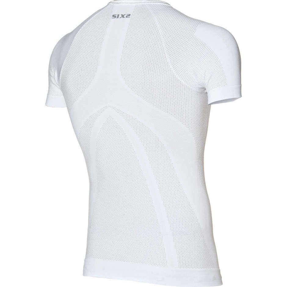 Maillot manches courtes col rond Carbon SIXS KTS1 Blanc