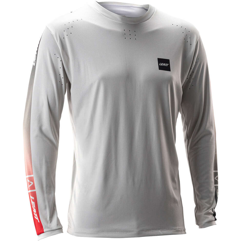 Maillot manches longues Leatt Tecnica MTB Gravity 4.0 blanc