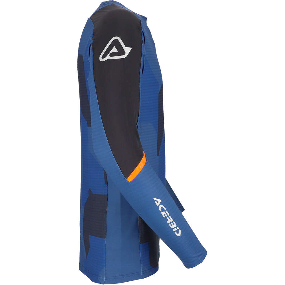 Acerbis X-Duro Winter Blaues Moto Cross Enduro Trikot