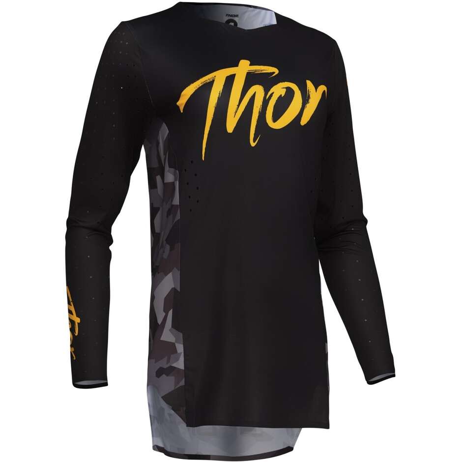 Maillot Moto Cross Enduro Femme Thor SPORTMODE SHADOW Noir