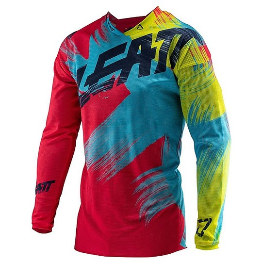 Maillot Moto Cross Enduro Leat GPX 2.5 JUNIOR Lime Red