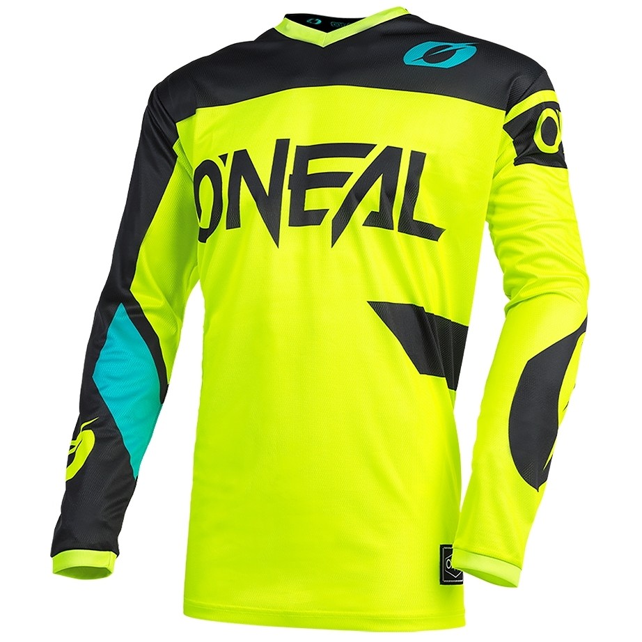 Motocross Kit Oneal Élément Attaque Pantalon Shirt Cross Noir