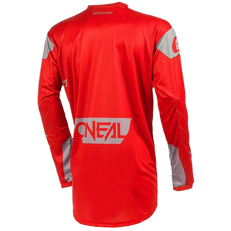 Maillot Moto Cross Enduro Oneal Matrix Ridewear Rouge Gris
