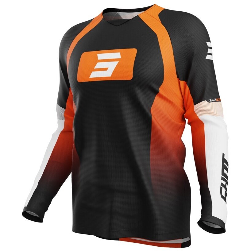 Maillot Moto Cross Enduro Shot DRAW INSTINCT Orange