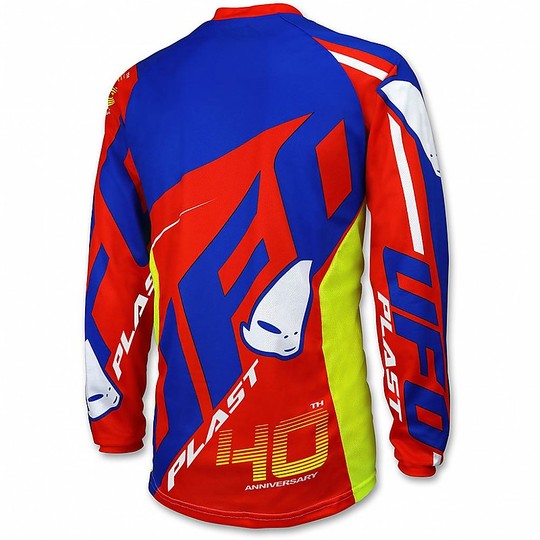 Maillot Moto Cross Enduro Ufo Made In Italy 40e Anniversaire Rouge
