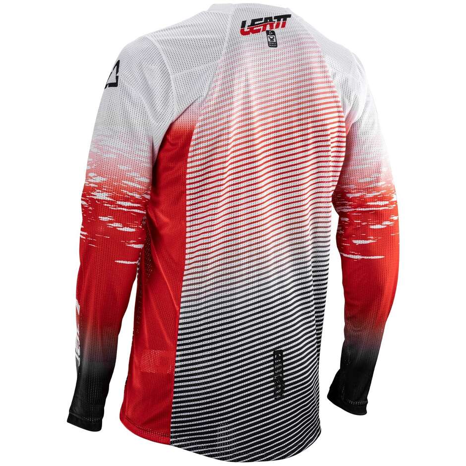Maillot moto Leatt 4.5 X-flow V26 rouge
