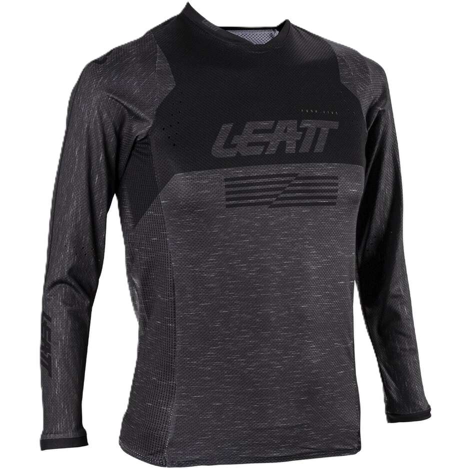 Maillot moto Leatt V26 4.5 Junior Noir/Gris furtif
