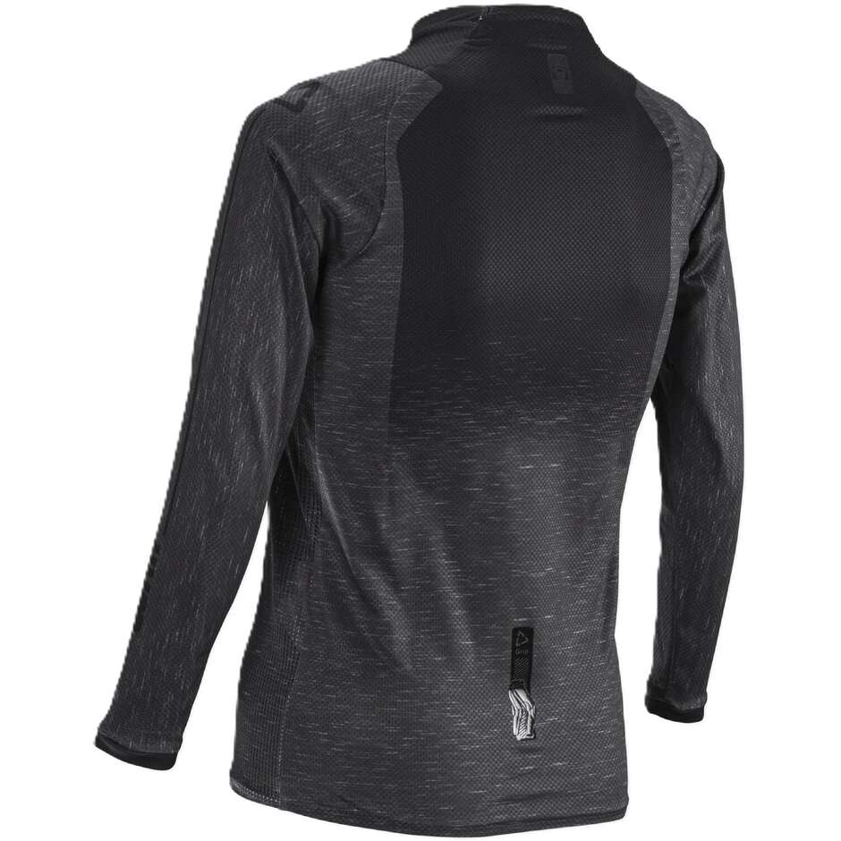 Maillot moto Leatt V26 4.5 Junior Noir/Gris furtif