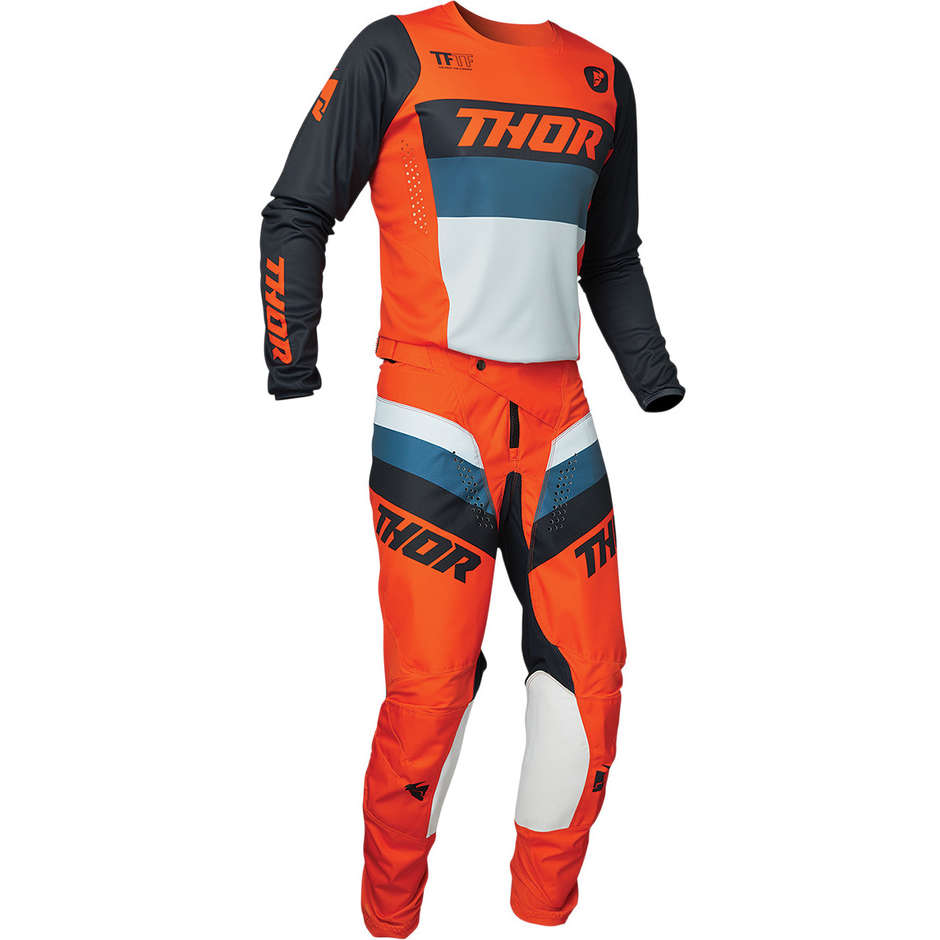 Maillot Moto Thor Cross Enduro PULSE Racer Midnight Orange