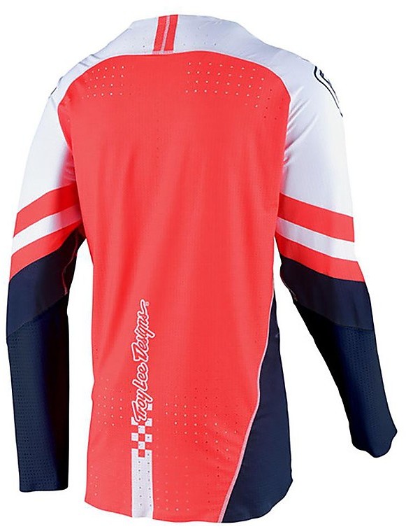 Maillot Moto Troy Lee Design SE Ultra FACTORY Cross Enduro Blanc Marine ...