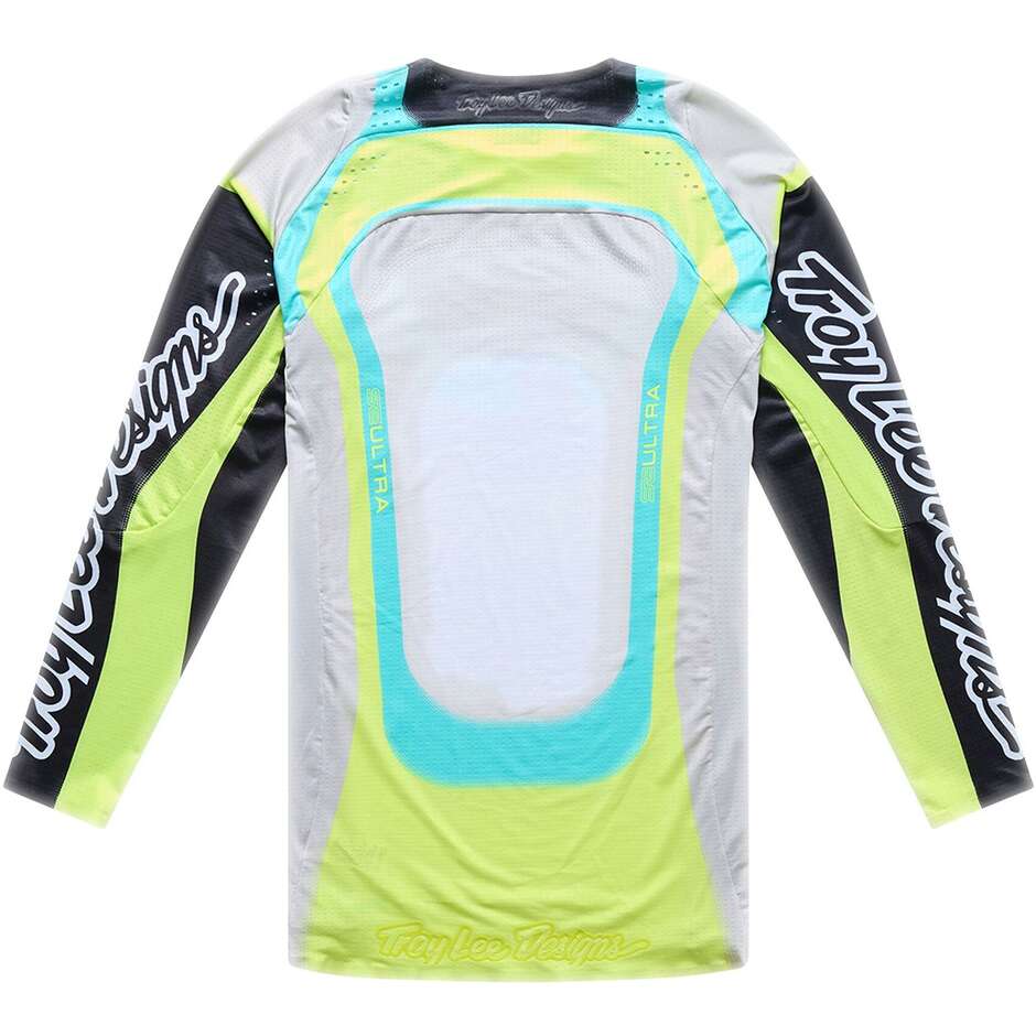 Maillot Troy Lee Designs SE Ultra Vision Blanc/Gris