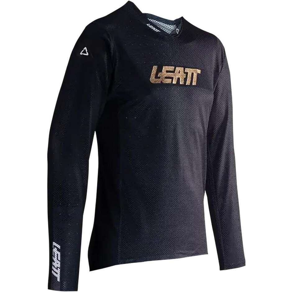 Maillot VTT Leatt MTB GRAVITY 4.0 JR Noir pour garçon