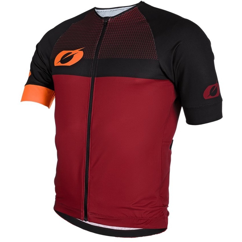 Maillot Vélo Oneal Mtb Ebike Aerial Orange Rouge