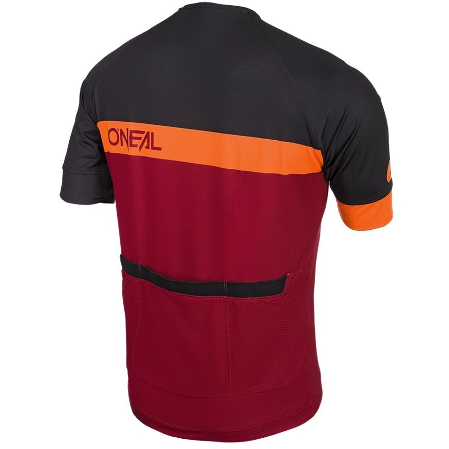 Maillot Vélo Oneal Mtb Ebike Aerial Orange Rouge