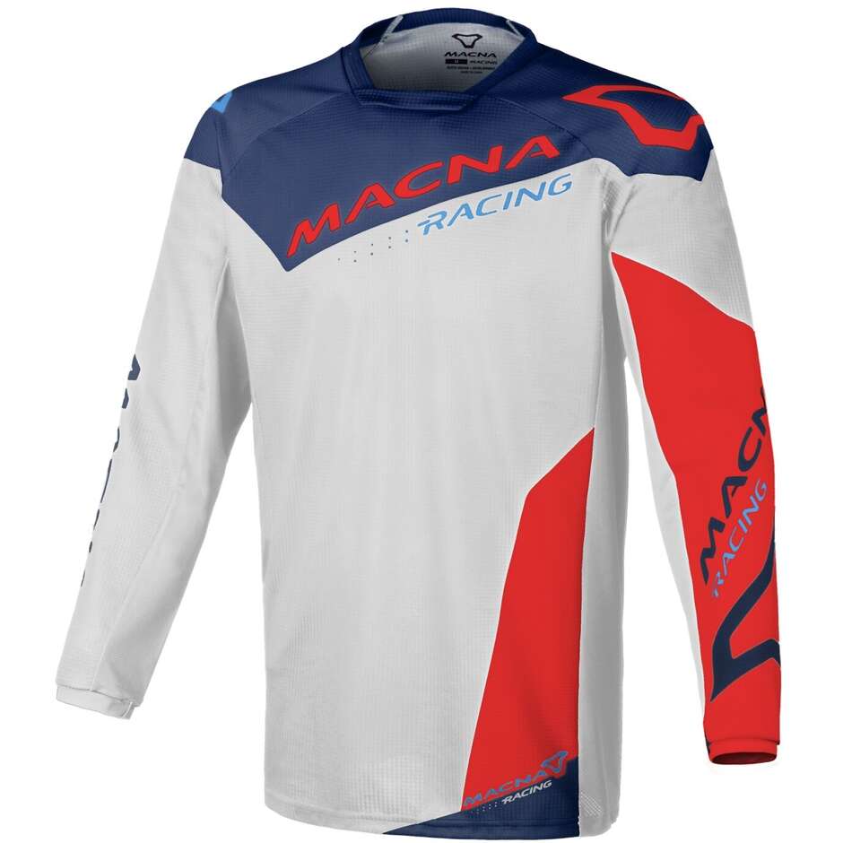 Maillots cross Macna Backyard-1 gris bleu rouge