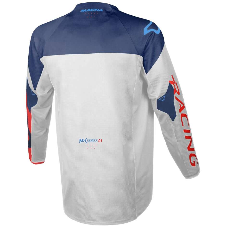 Maillots cross Macna Backyard-1 gris bleu rouge