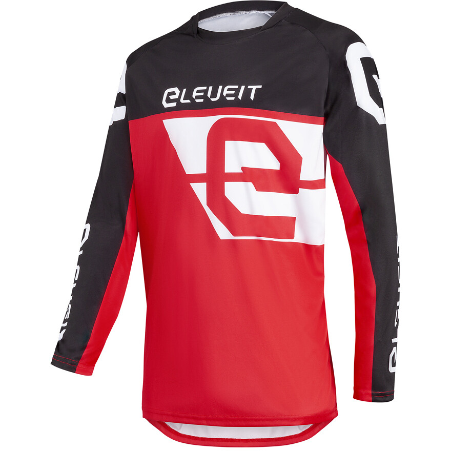 Maillots Moto Cross Enduro Eleveit X-LEGEND JERSEY 23 Rouge Blanc Noir