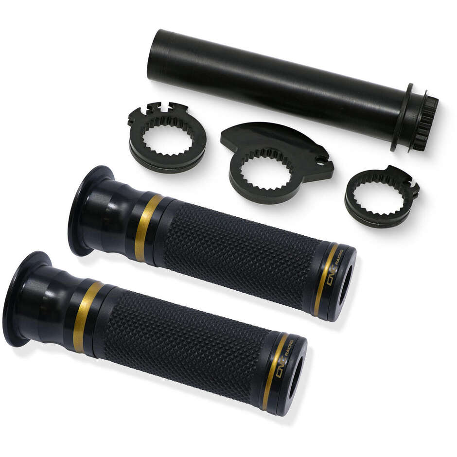 Manopole EVO MP105 - Bicolor CNC Racing Nero Oro
