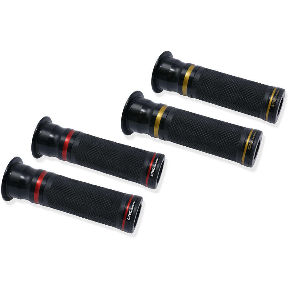 Manopole EVO MP105 - Bicolor CNC Racing Nero Rosso