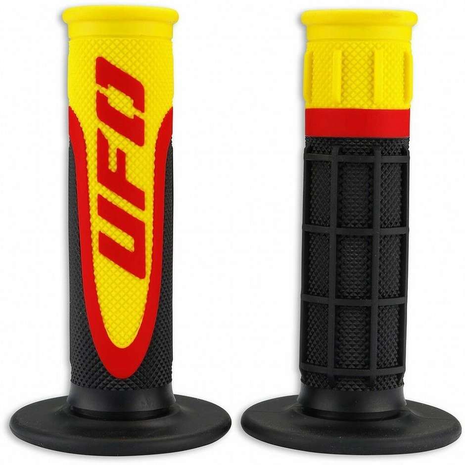 Manopole Moto Cross Enduro Tripla Densità AXIOM Nero Ros taglia un