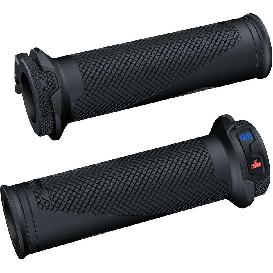 Manopole Riscaldate Heated Grips Bluetooth Nero taglia unica