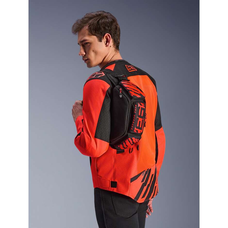 Marsupio Alpinestars MM93 WAIST BAG Nero Rosso Fluo Rosso Brillante