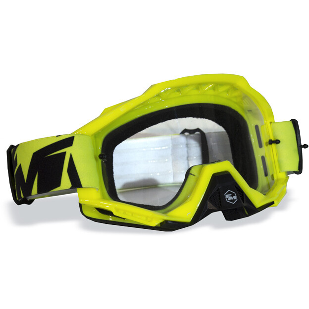 Maschera Moto Cross Enduro ROBIN Giallo taglia unica