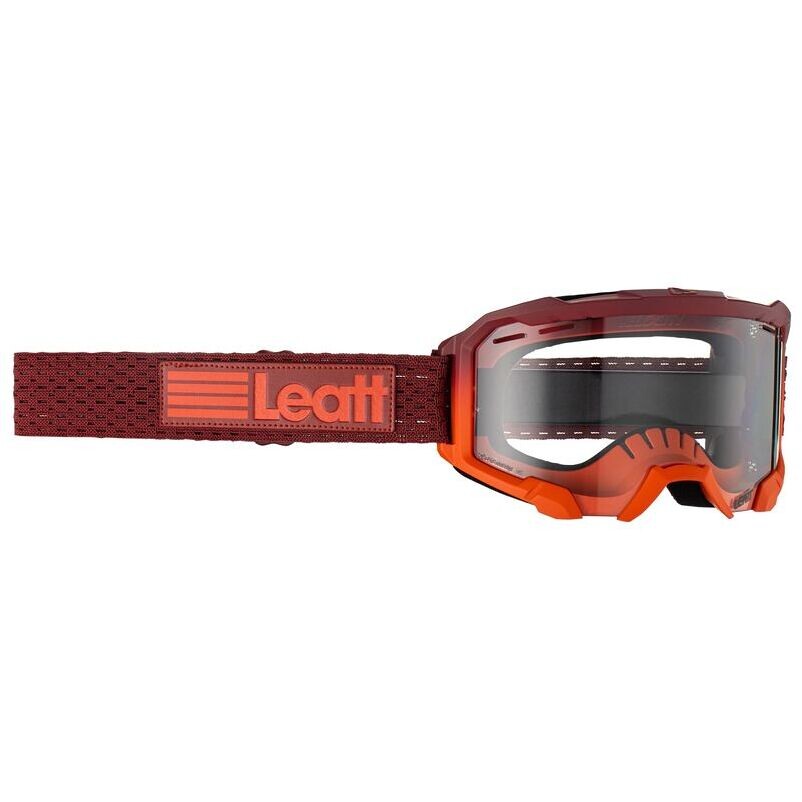 Maschera Moto Cross Leatt GOGGLE VELOCITY 4.0 MTB FLAME CLEAR 83% Rosso