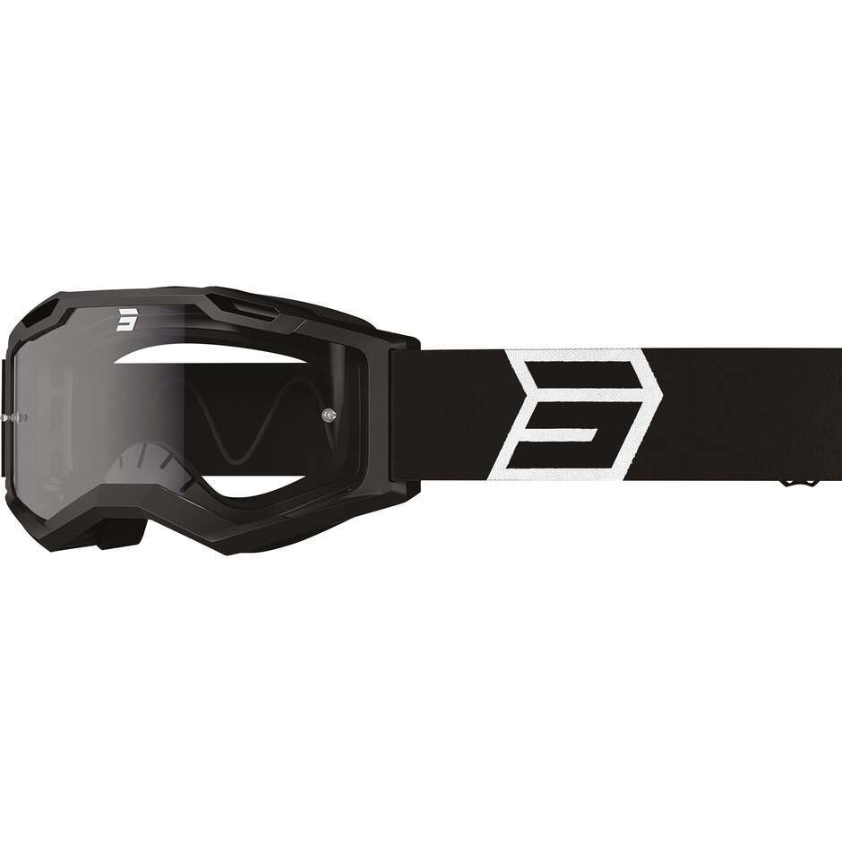 Maschera Occhiali Moto Cross Enduro Shot ASSAULT 2.0 SOLAR Nero