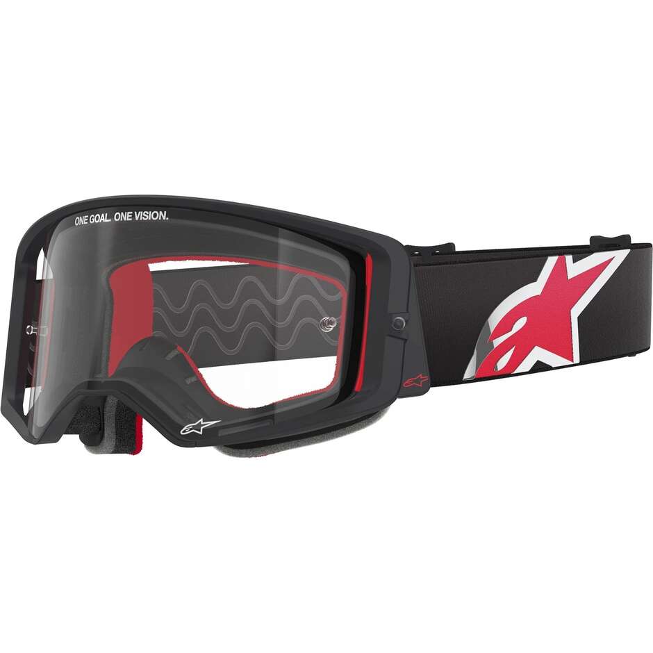 Maschera Per Casco Alpinestars SUPERTECH CORP Nero Grigio Trasparente